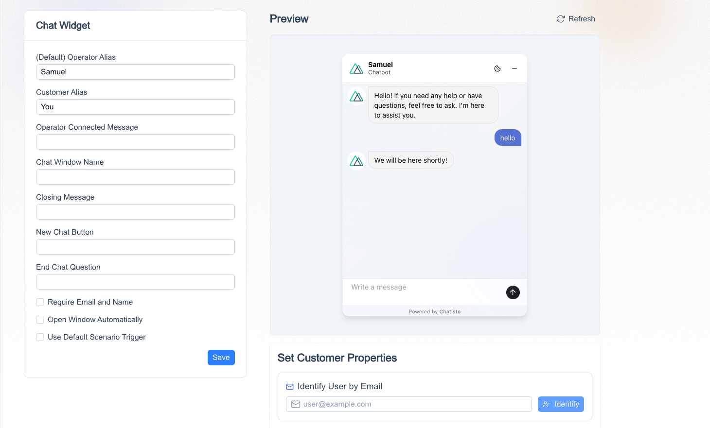 Customize Your Chat Experience